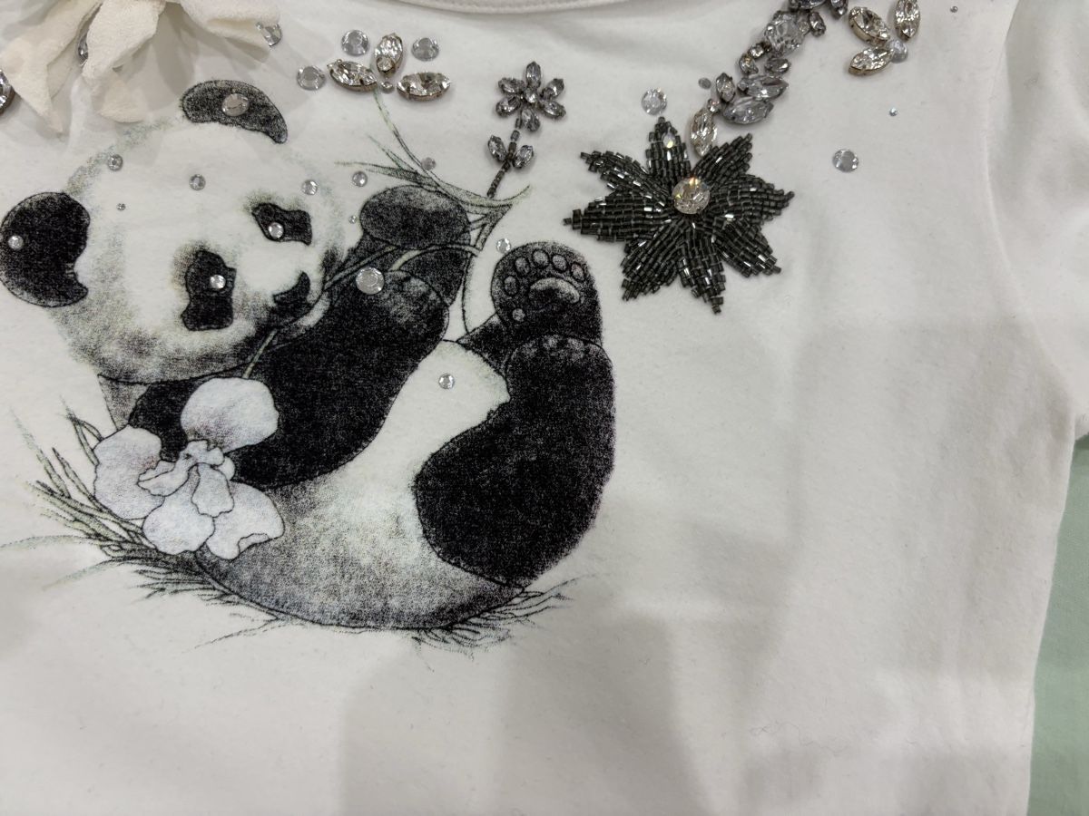 Canottiere & Pantaloni: Maglia con Panda – Nuovo (secondo la descrizione) da Losone venduto da Tilly-nb7t 3