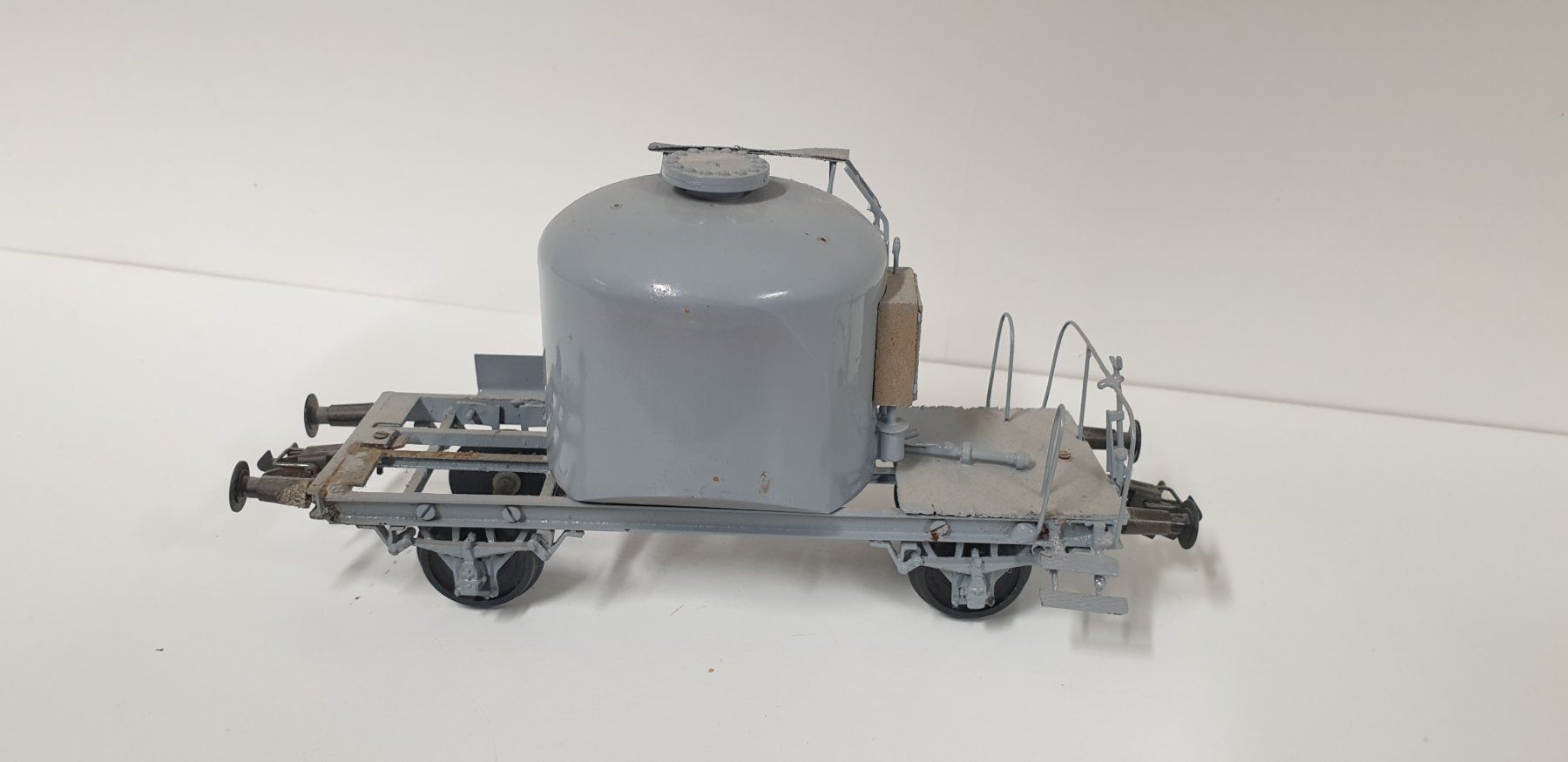 Modellini di ferrovie: Eigenbau Spur 0 Güterwagen  Messing – Usato da Neuenhof venduto da ludovicco 1