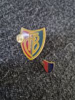 2 Pins FC Basel Wappen Set 2 Stück guter Zustand