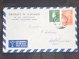 CL25 Enveloppe + Timbre Grèce 1966