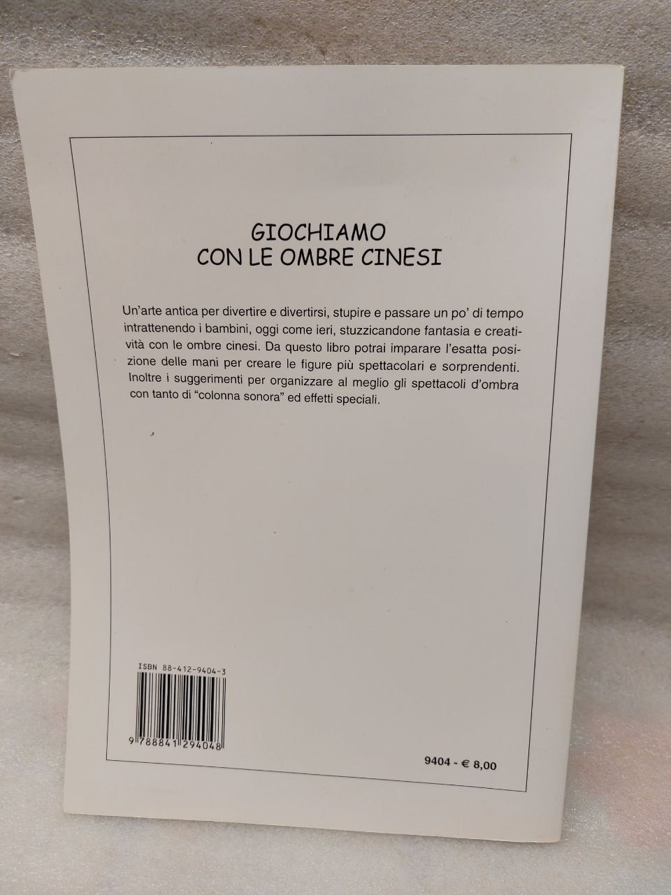 Bücher: Gioco "Le ombre cinesi" per bambini  Frs 1 – Gebraucht aus Pambio Noranco von Pol69 1