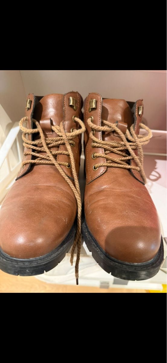 Scarpe da uomo: Braune Winterschuhe Männer No. 43 – Usato da Winterthur venduto da yar_dpp8 3