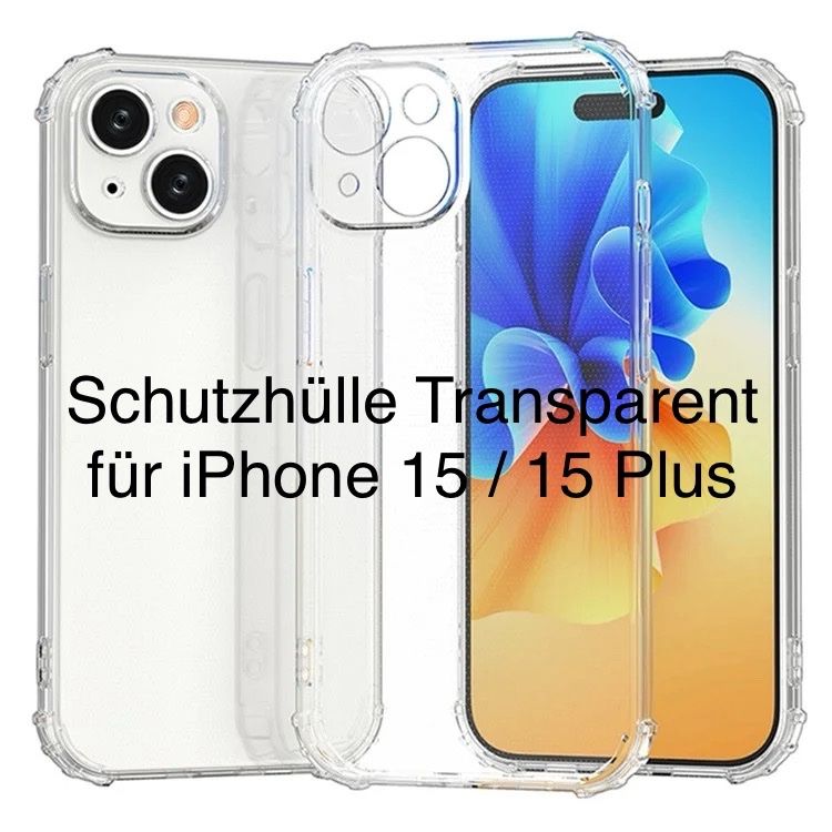 Cover & Protezioni schermo: iPhone 15 Plus Schutzhülle Hülle Cover Case  Fallschutz – Nuovo (secondo la descrizione) da Basel venduto da MY.AIRPODS.SHOP