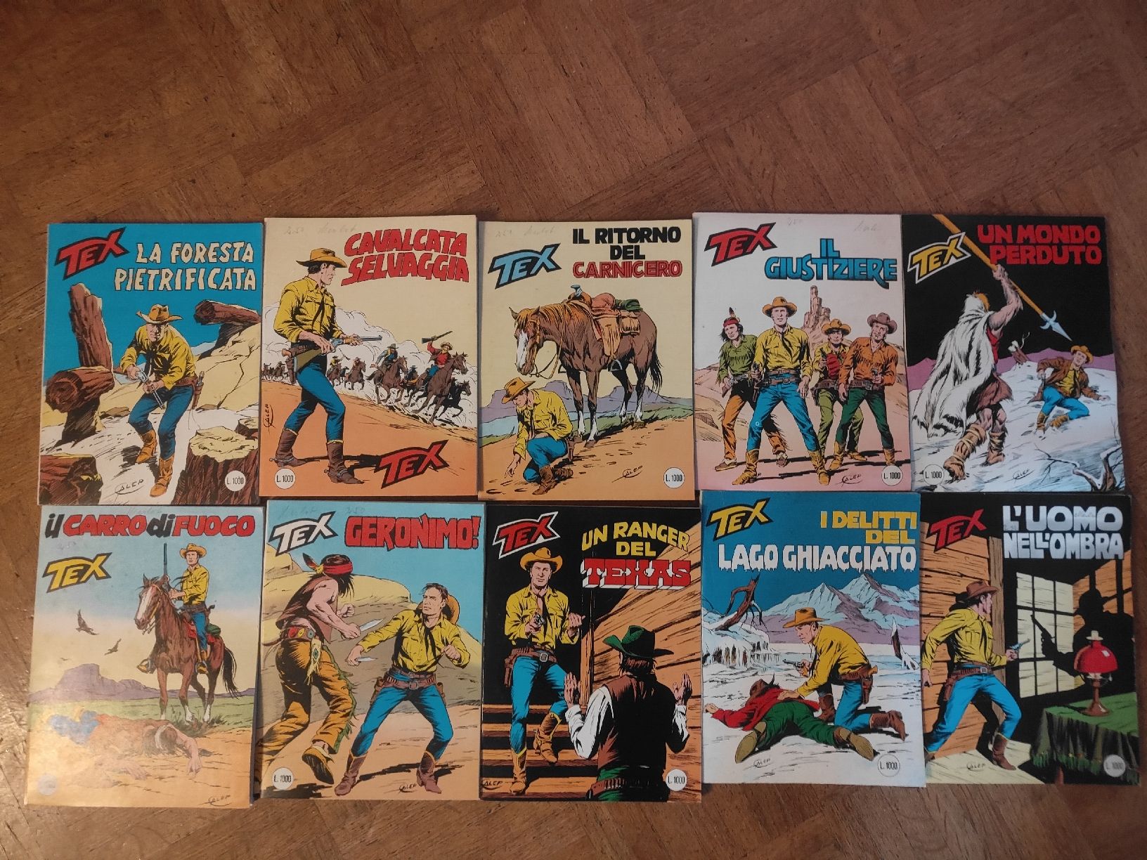 Comics: 10 Stk. TEX Comics 1983 Nr. 278 - 287 – Gebraucht aus Hägendorf von Yahuhu01
