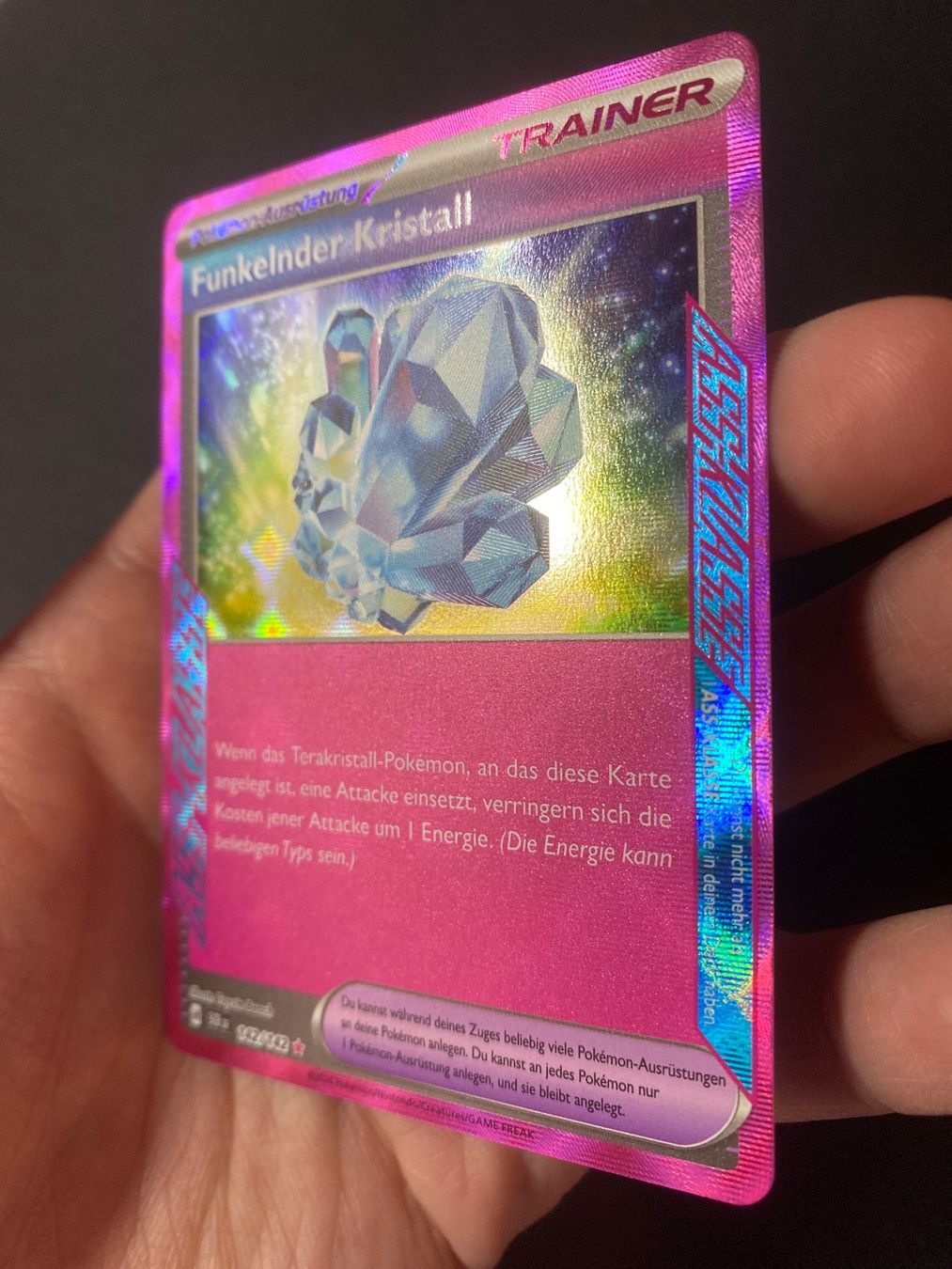 Pokémon Sammelbilder & Trading cards: Funkelnder Kristall 142 - ACE SPEC - Stellar Crown - DE – Neu (gemäss Beschreibung) aus Hausen AG von Shrade 1