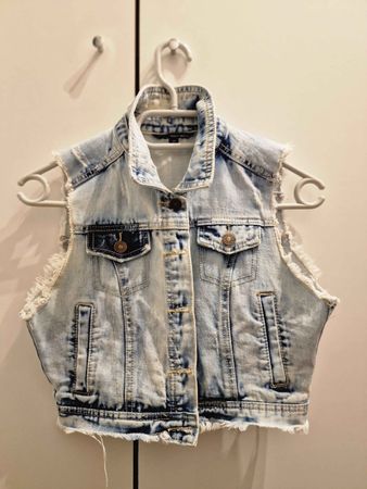Gilet jeans taglia S