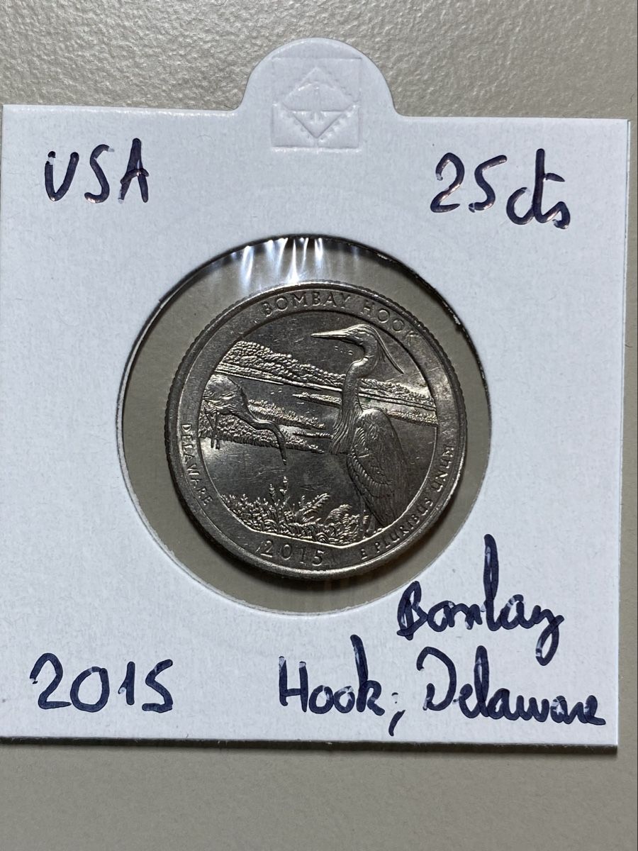 Alle Münzen: USA - Quarter Dollar - 2015 - Delaware – Gebraucht aus Payerne von Mike1682