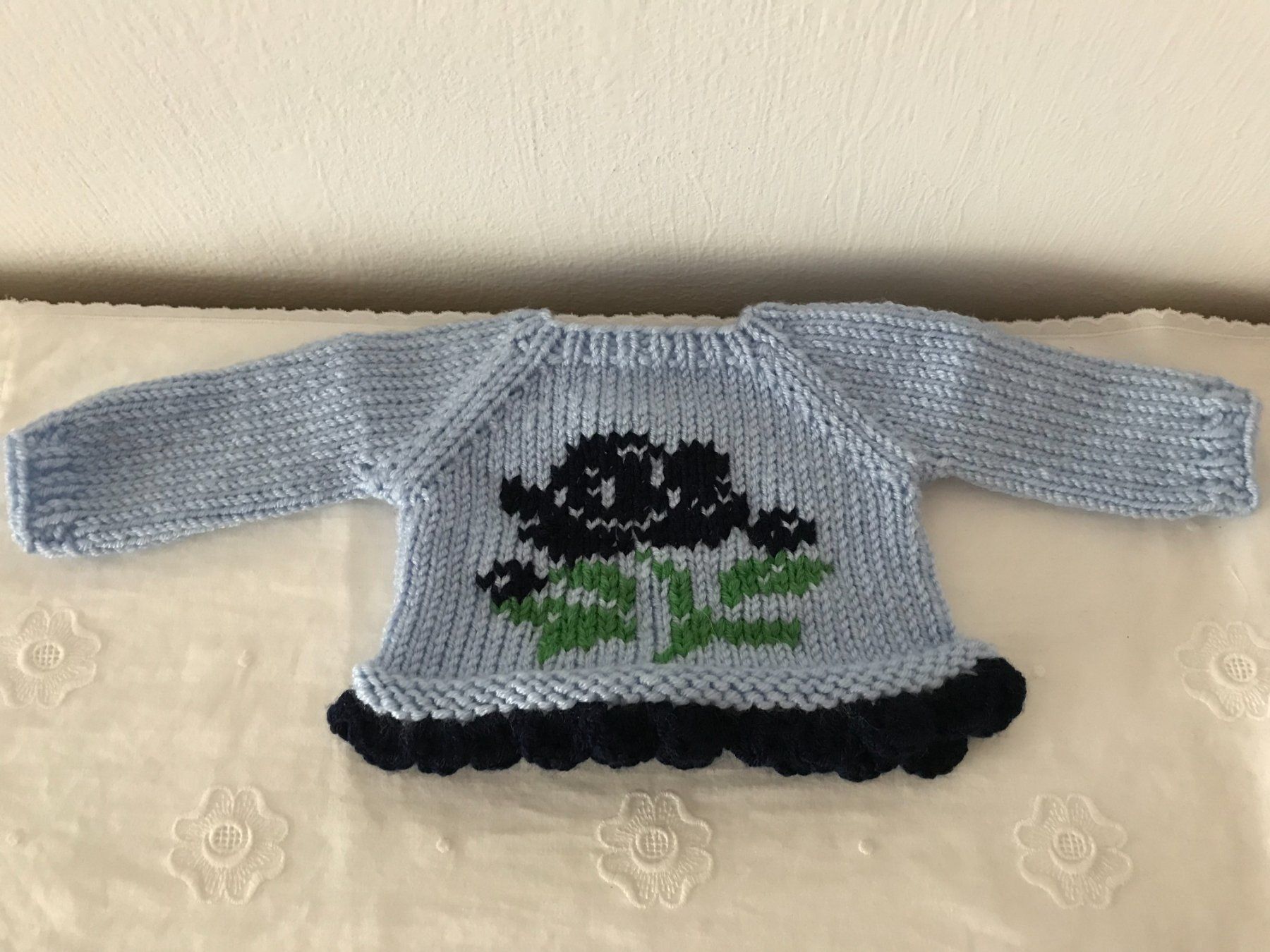 Puppen: pullover bestickt mit jupe – Neu (gemäss Beschreibung) aus Siebnen von Floki3 3