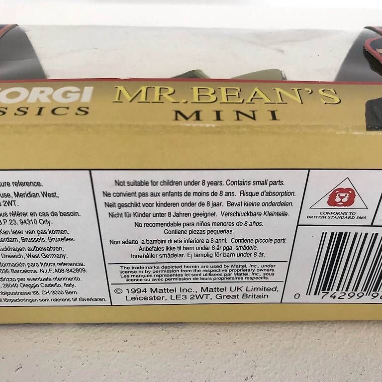 Corgi Toys Modellini d'auto: Corgi 96011 Mr Beans Mini – Nuovo e nell'imballaggio originale da bursins venduto da silversurfer1972 1