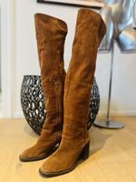 Overknees in Wildlederoptik, Gr. 38