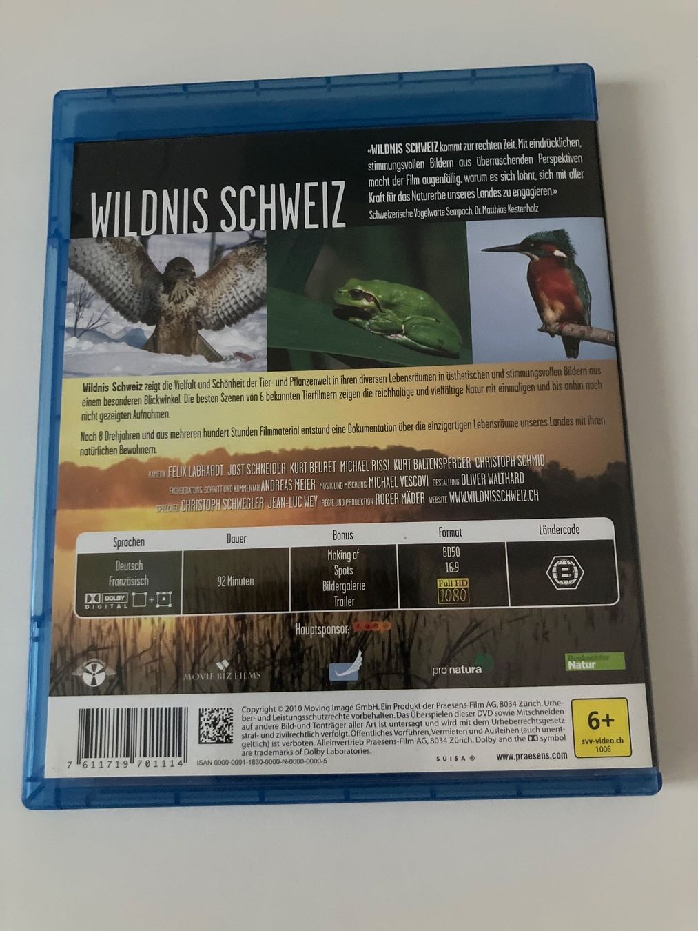 Alle DVDs: Wildnis Schweiz (Blu-ray) – Gebraucht aus Arbon von Sugofresser 1