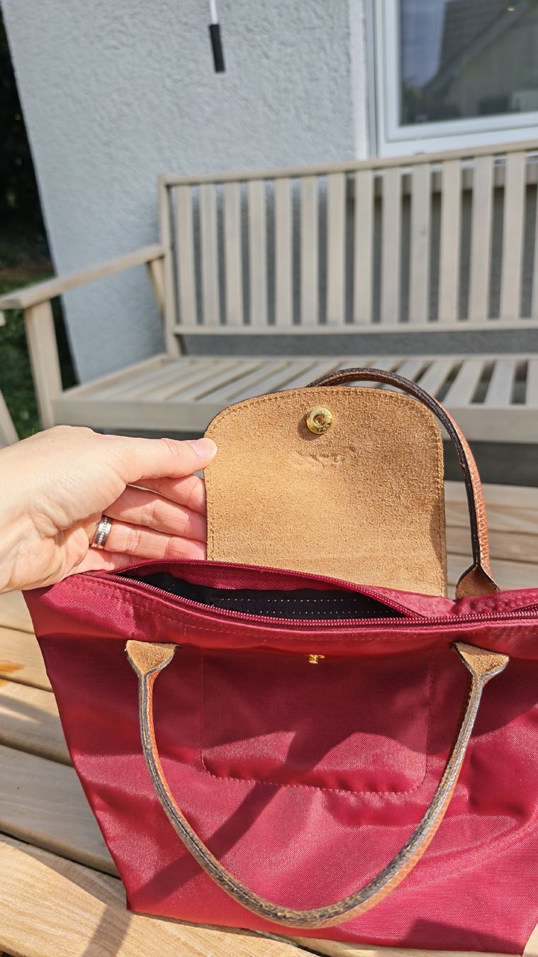 Longchamp Taschen für Damen: Handtasche Longchamp bordeaux rot – Gebraucht aus Othmarsingen von Perline13 5