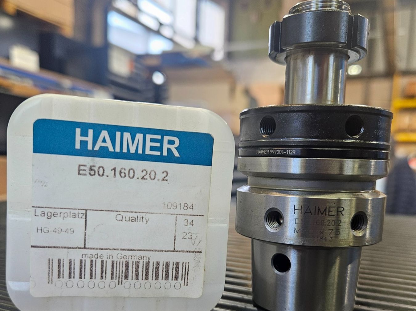 Tutti gli attrezzi: HAIMER E50.160.20.2 CNC‑Werkzeughalter – Nuovo (secondo la descrizione) da Balgach venduto da sch_5gl9