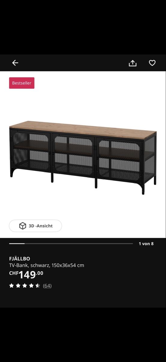 Ikea Meubles TV: FJÄLLBO Ikea Möbel – D'occasion à Zürich par ZHPearl 4