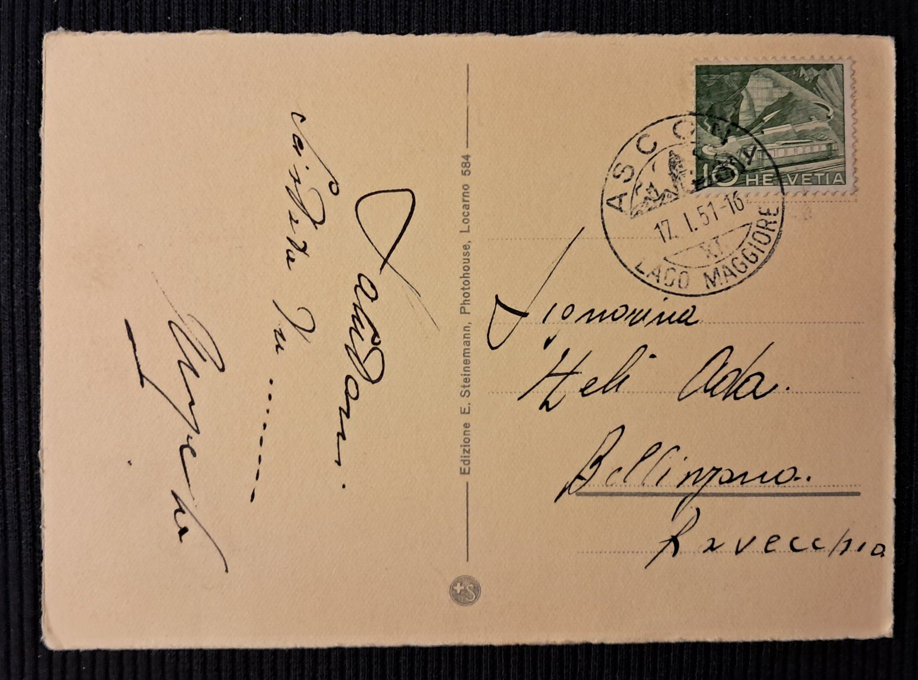 Ansichtskarten: BAMBINI TICINESI 1951 – Gebraucht aus Ponto Valentino von giorgia06 1