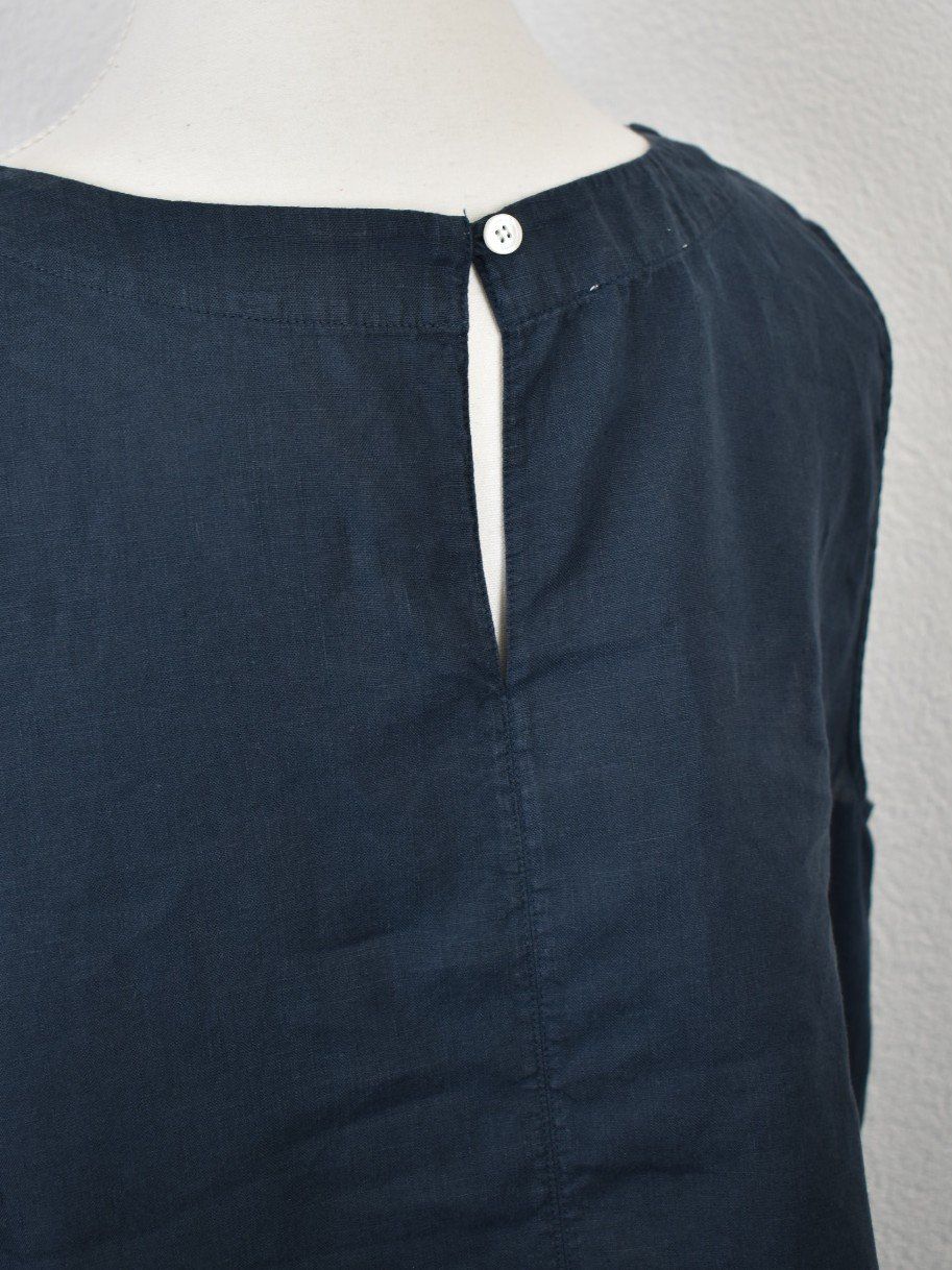 Rosso35 Top: Rosso35 Top, Leinen, Gr.42/44, blau – Nuovo (secondo la descrizione) da Nürensdorf venduto da 2ND_STORY 5