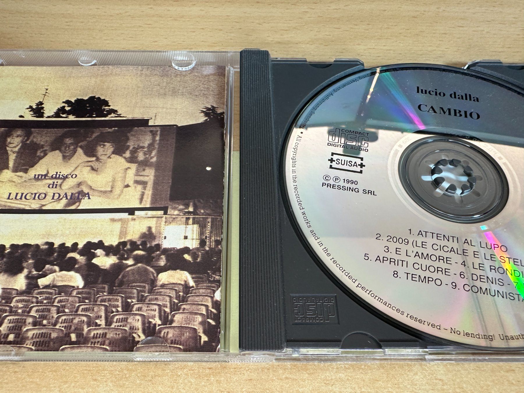 CDs: B2 Lucio Dalla – Cambio – Gebraucht aus Rikon im Tösstal von Alpenmutz 2