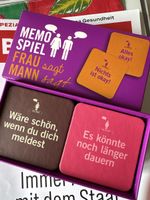 Memospiel Frau sagt - Mann sagt