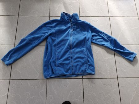 Helblaue Fleecejacke NRG, Grösse XL, 100% Polyester