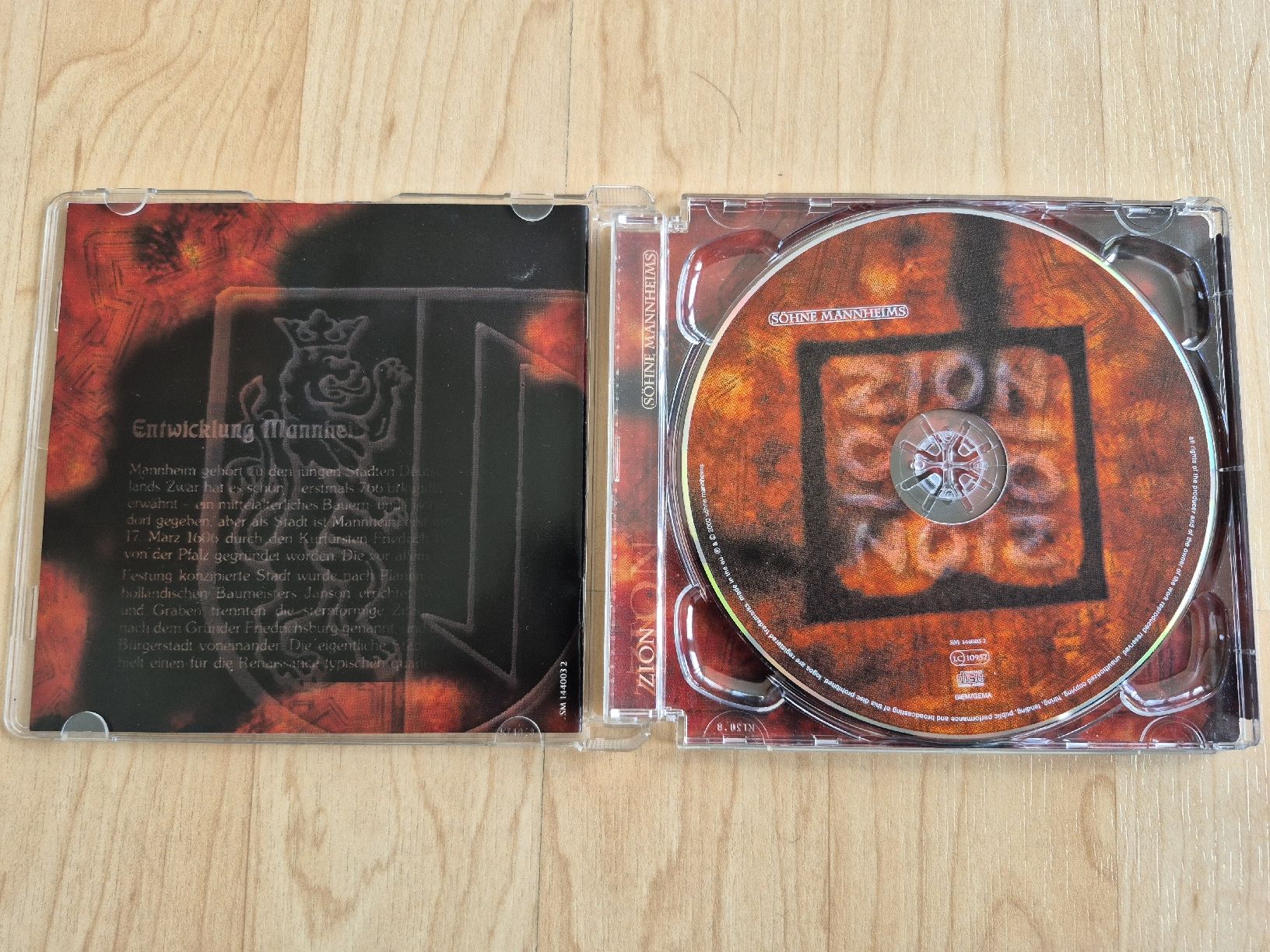 CD: Zion - Söhne Mannheims CD – Usato da Bern venduto da Roibusch 2