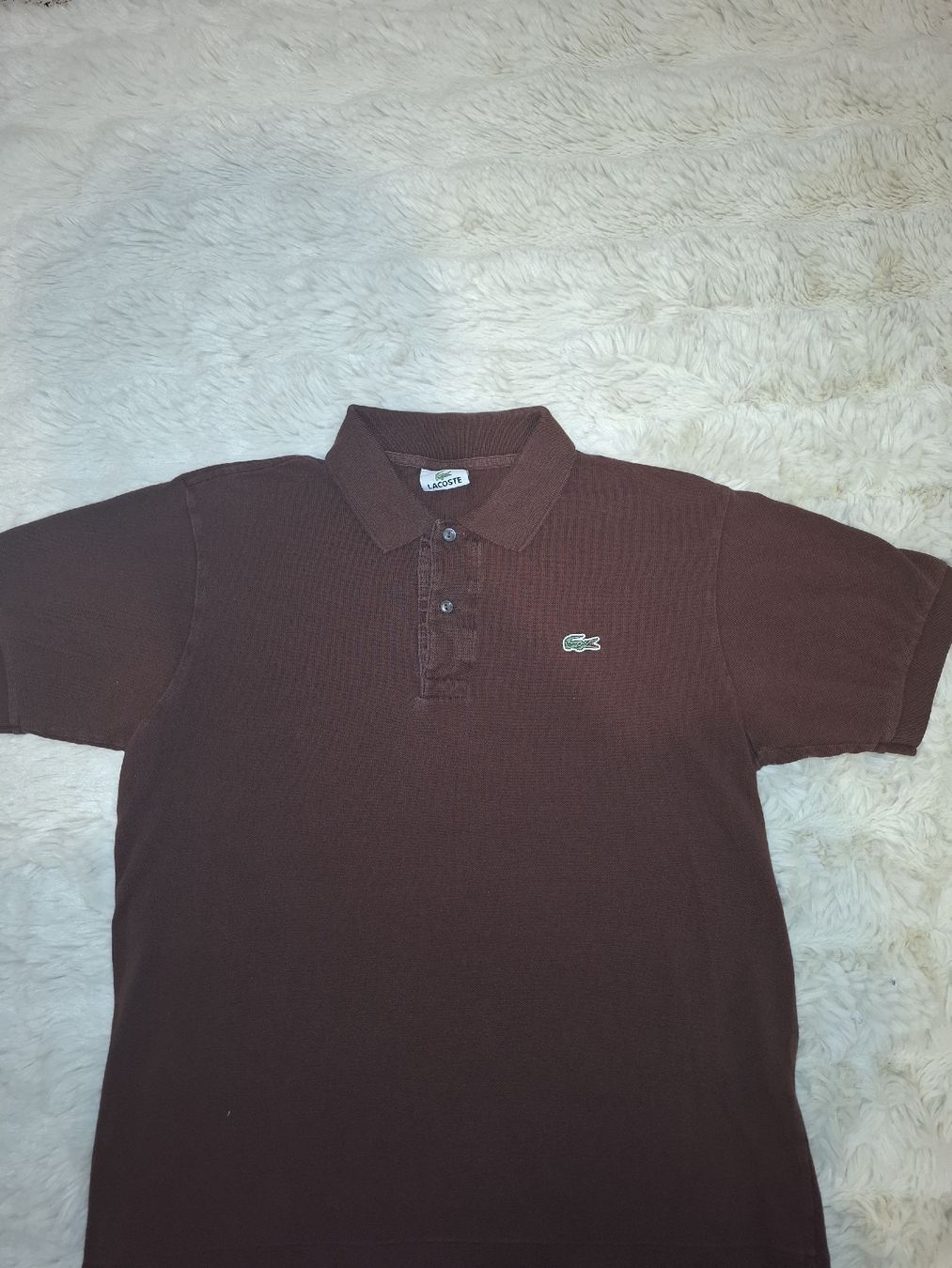 Lacoste Polo-Shirts: Lacoste Polo Classique Devanlay Bordeau - Taille 4 (M) – Gebraucht aus Le Locle von QUALI-PRIX 5