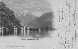 Flüelen UR Panorama mit Bristenstock