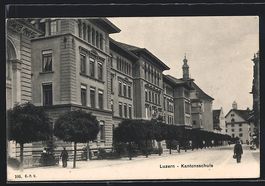 AK Luzern, An der Kantonsschule, 1906