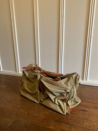 Large Beige Weekend Bag