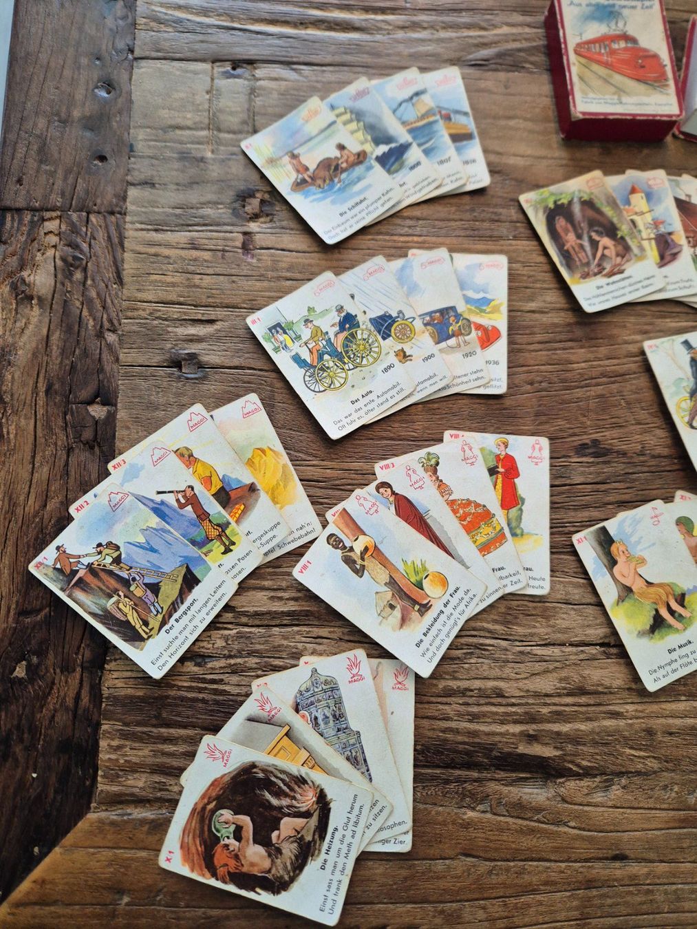Giochi: Antikes Maggi Quartettspiel um 1950 – Usato da Berg SG venduto da Bolle01 3