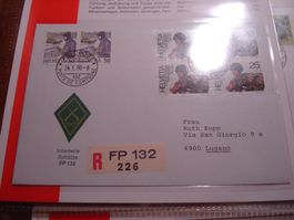 Sonderbrief, Einschreiben Feldpost 1990, FP 132