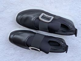 Bally Schuhe schwarz Schnalle