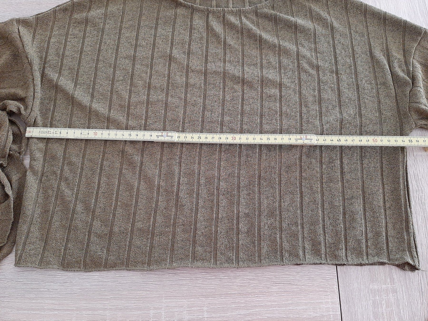 Zara Maglioni & Felpe: eleganter Pullover gold/ocker/oliv, Gr. M, spezielle Ärmel – Usato da Menziken venduto da Rien1 4
