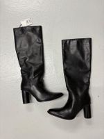 Neue Schwarze Lederstiefel von Zara, Grösse 39 Stiefel