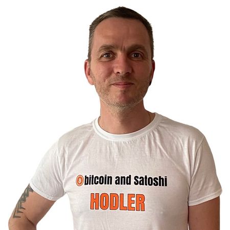 Fruit of the Loom T-Shirt "Bitcoin and Satoshi" HODLER