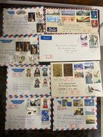 China-USA Briefen 8 Stk