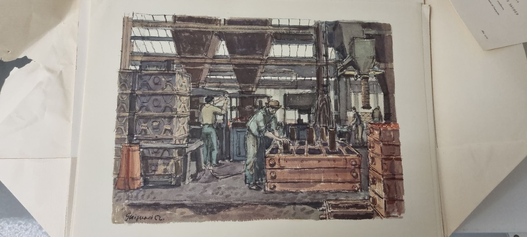 Grafica & Litografie: Saurer Werkbilder 1853-1953 – Usato da Moosseedorf venduto da dfe_s5hz 7