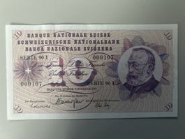 10 Franken 1974 Schweizer Notenbank