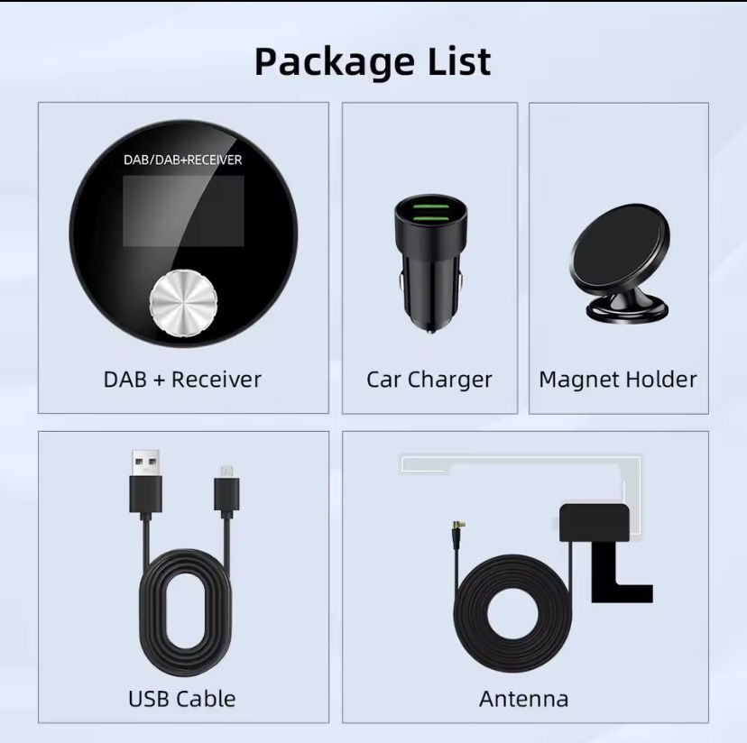 Adattatori: DAB+ Adapter fürs Auto, 1.2" Bildschirm, Top! – Nuovo e nell'imballaggio originale da St. Gallen venduto da Radiomania-Schweiz 5