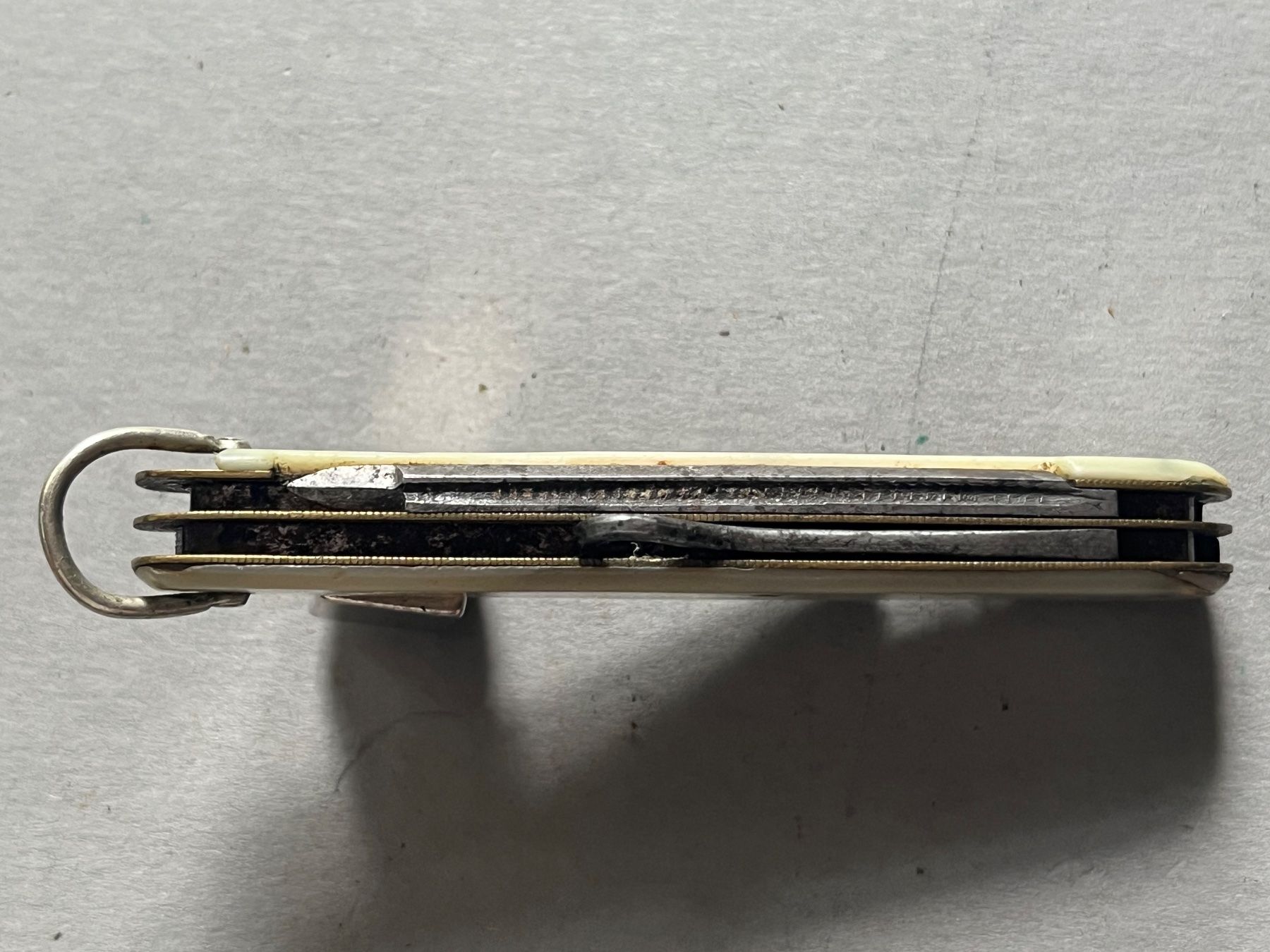 Taschenmesser: Antikes Perlmutt-Sackmesser 71 mm – Gebraucht aus Zürich von FV.vintage 5