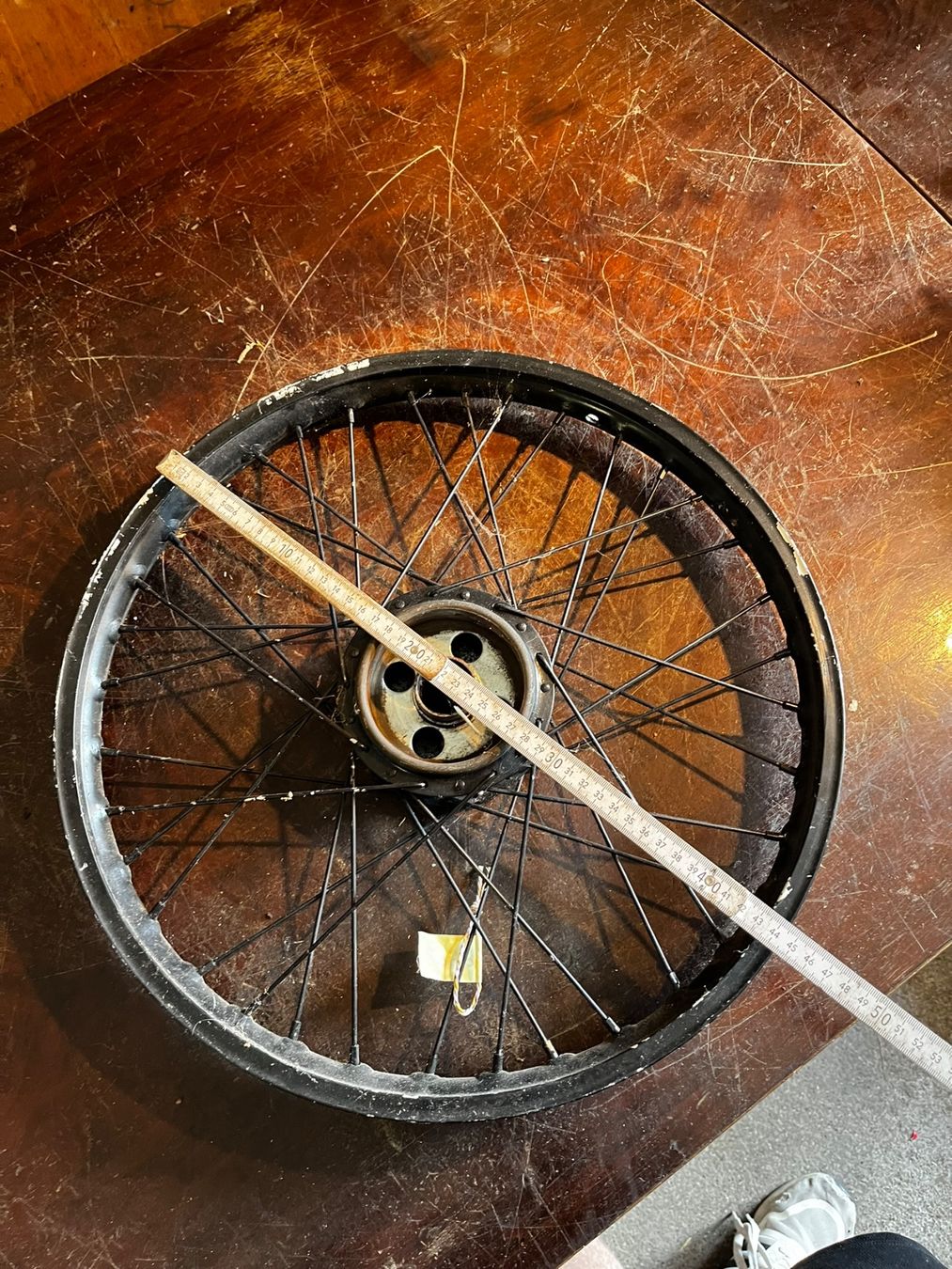 Puch Parti ricambio per ciclomotori: Mofa Speichen Vorderrad – Difettoso da Fahrni b. Thun venduto da berger_tuning34 4
