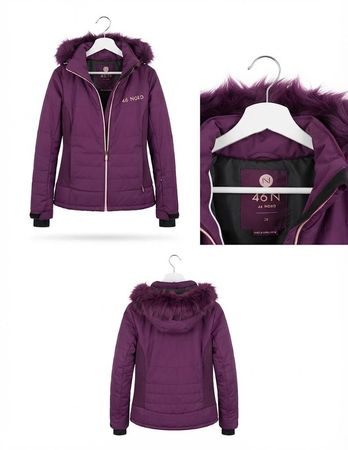 Damen Winterjacke / Skijacke 46 Nord – Grösse 38 (Lila)