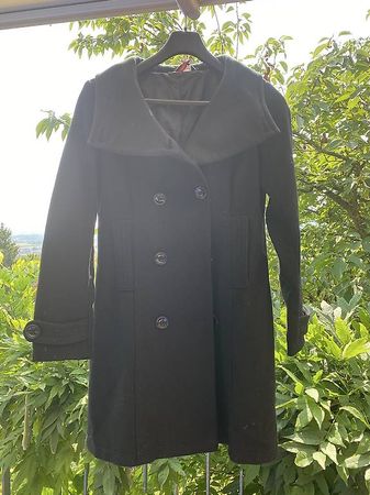 Wintermantel schwarz Grösse 42