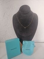 Tiffany & Co.Diamond Solitaire Kette 750 Karat Gold NP 1300