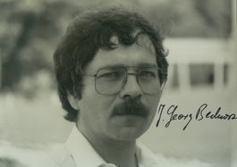 Johann Georg Bednorz (1950) Nobelpreisträger - sign. Foto