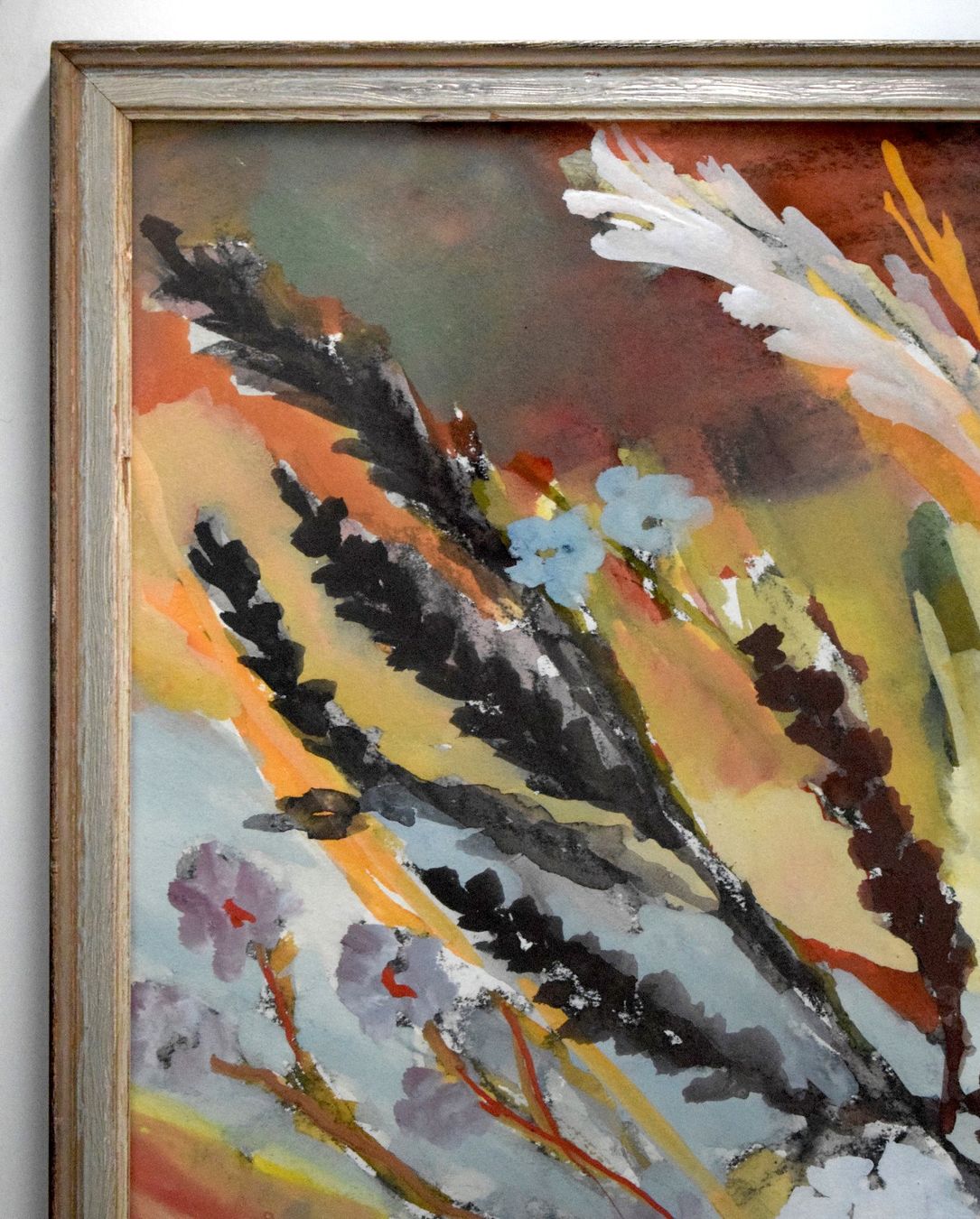 Dipinti: JAEGGI Stillleben expressiv 1966 Blumen – Usato da Zürich venduto da kunstarchiv.online 5