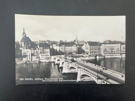 AK 1926 Basel mit Vignette Int. Ausstellung Binnensch (G446)