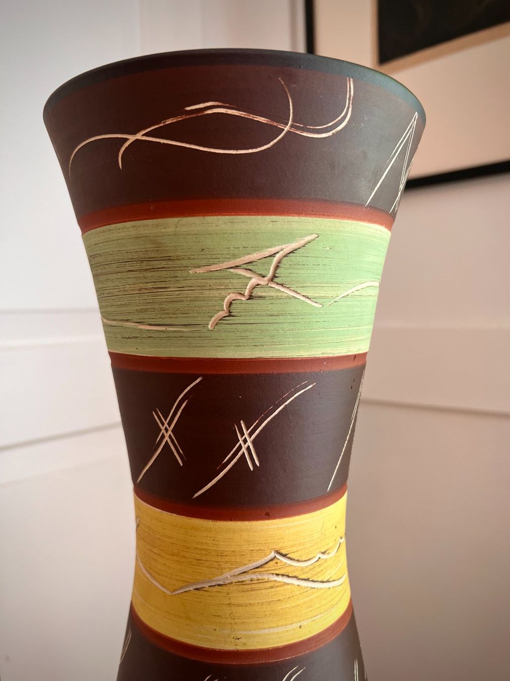 Vasi & Recipienti: Grosse Mid‑Century Studio Keramik Vase – Usato da Männedorf venduto da MrAnderson 1