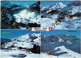 Adelboden - 4 Bild AK Gilbach-Geils