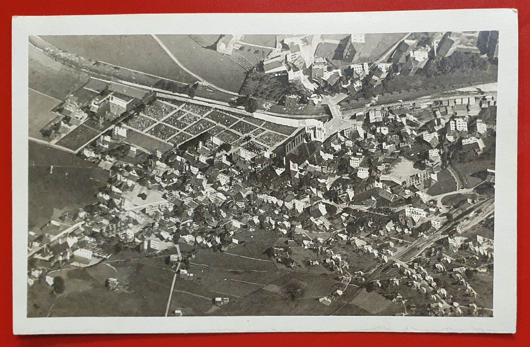 Cartoline postali: Appenzell - Fliegeraufnahme – Usato da Kreuzlingen venduto da Rschweiz1
