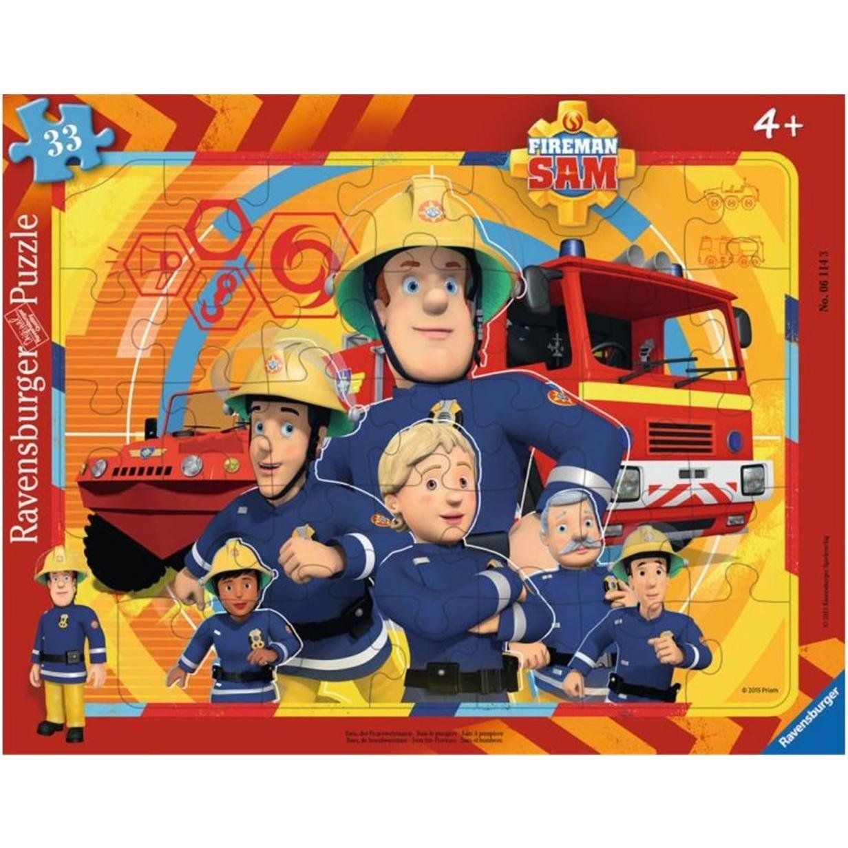 Ravensburger Puzzle: Puzzle Feuerwehrmann Sam 4+ – Usato da Wallisellen venduto da never_give_up